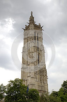 Saint-Jacques Tower. Paris, France