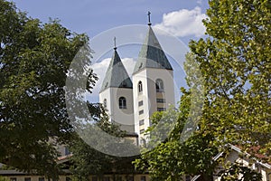 Saint James belfries in Medjugorje