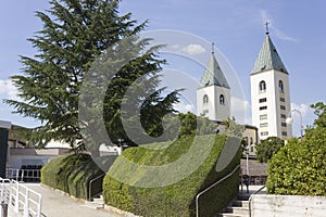 Saint James belfries in Medjugorje i