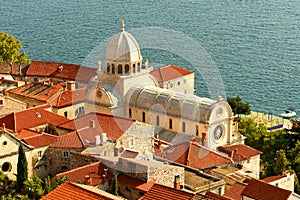 Saint James Cathedral in old town Sibenik, Croatia