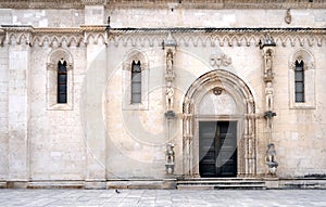 Side entrance of Sibenik Cathedral photo