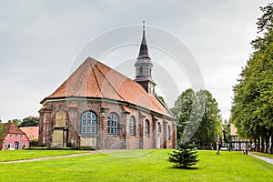 Saint James Church in Brunsbuettel, Schleswig-Holstein, Germany