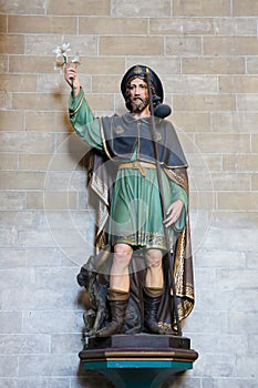 Saint James the Greater - Statue in Mechelen Cathedral photo