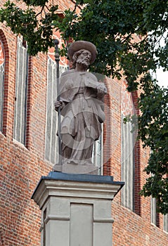 Saint James statue in Torun