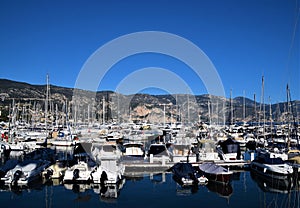 Saint Jean Cap Ferrat marina, Cote d`Azur, France