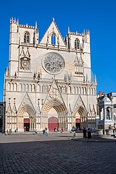 Saint Jean cathedral in Lyon, France