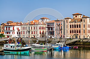 Saint-Jean-de-Luz harbour, France