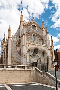 Saint Jerome the Royal church in spanish capital of Madrid