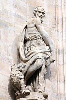 Saint Jerome statue
