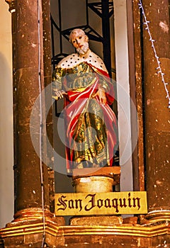 Saint Joaquin Statue Mary`s Father Convent San Miguel Mexico photo