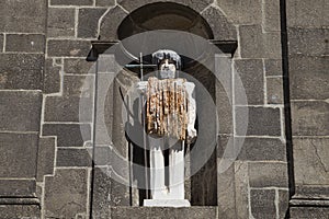 Saint John the Baptist Statue at Ribeira Square