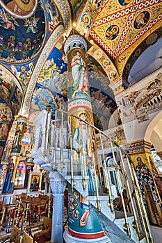Saint John the Russian Church Interior, Prokopi, Evia, Greece