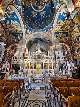 Saint John the Russian Church Interior, Prokopi, Evia, Greece