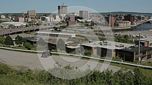 Saint John Skyline Wide Angle Pan