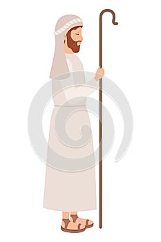 Saint joseph with cane character