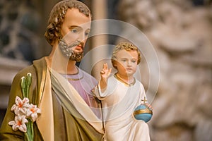 Saint Joseph and Holy Child Jesus