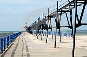 Saint Joseph north pier Light house photo