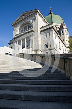 Saint Joseph`s Oratory of Mount Royal in Montreal Quebec Canada