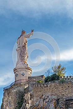 Saint Joseph statue, Le Puy-en-Velay, France