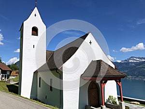 Saint Josts Chapel or Sankt Jost Kapelle St. Jost Kapelle, Ennetburgen or Ennetbuergen - Canton of Nidwalden