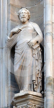 Saint Judas Thaddaeus, statue on the Milan Cathedral