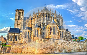 Saint Julien Cathedral of Le Mans in France