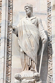 Saint Justin statue photo