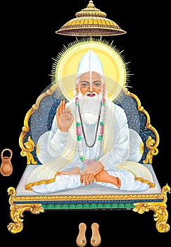 Saint Kabir has become a great poet of the world.Whom people also worship as God.He was born in India.