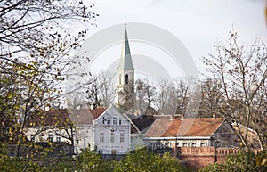 Saint Katerina Evangelical Lutheran Church in Kuldiga Latvia photo