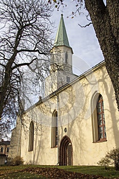 Saint Katerina Evangelical Lutheran Church in Kuldiga Latvia photo