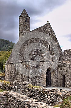 Saint Kevin church in Glendalough