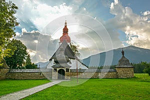 Saint Ladislaus Church in small village of Liptovske Matiasovce