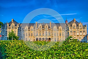 Saint lamberts in front of former palace of the prince bishops i