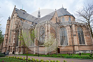 Saint Lawrence Church in downtown Rotterdam, Netherlands