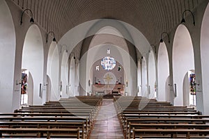 Saint Lawrence church in Kleinostheim, Germany