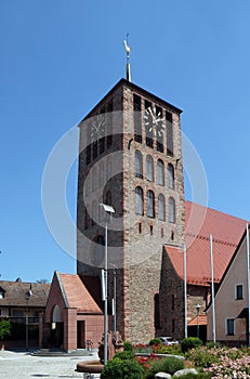 Saint Lawrence church in Kleinostheim, Germany