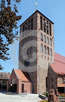 Saint Lawrence church in Kleinostheim, Germany