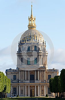 Chapel of Saint-Louis-des-Invalides 1679 in Les Invalides National Residence of Invalids complex, Paris, France.