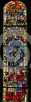 Saint Louis IX of France - Stained Glass in Sacre Coeur