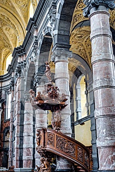 Saint Loup church in Namur, Belgium.