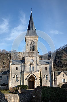 Saint Loup church in Salles-la-Source in the Aveyron department in the Occitanie region