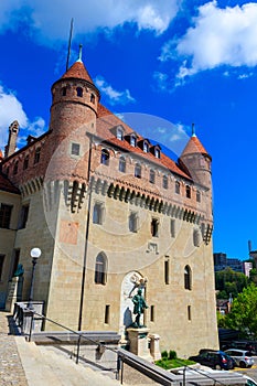 Saint-Maire Castle in Lausanne, Switzerland