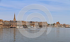 Saint-Malo harbor cityscape