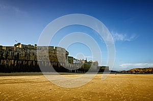 Saint-Malo, walled city in Brittany, France