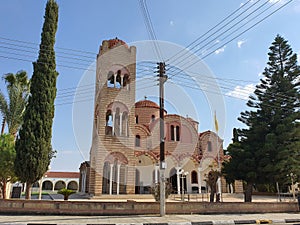 The Saint Mamas Christian orthodox church in Troulloi village in Larnaca district