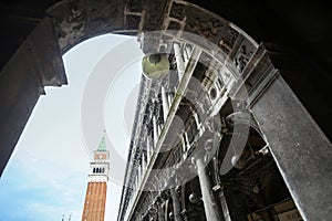 Saint Mark campanile on Piazza San Marco photo