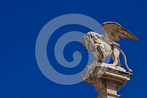 Saint Mark Lion symbol of Venice Republic