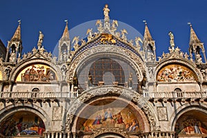 Saint Mark's Basilica Details Venice Italy