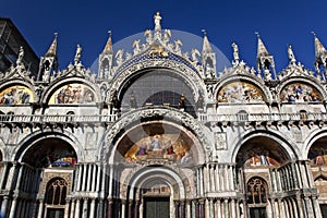 Saint Mark's Basilica Details Venice Italy