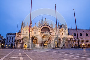 Saint Mark`s Basilica in Venice